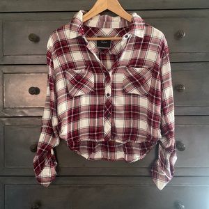 Rails Red White Blue Cropped Top Size S